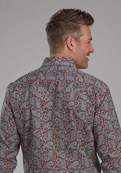 Roper Men's Amarillo Orchard Paisley Shirt