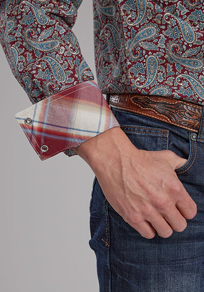 Roper Men's Amarillo Orchard Paisley Shirt