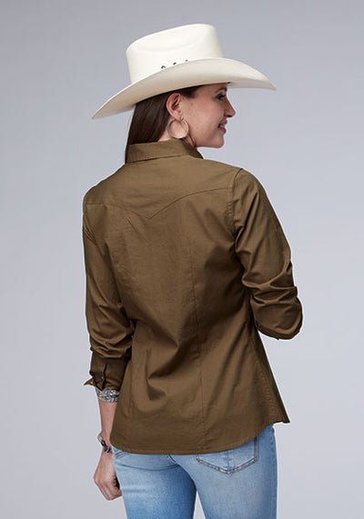 Roper Women's Solid Poplin Shirt