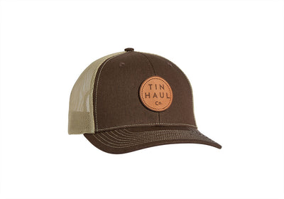 Tin Haul Men's Tin Haul Co Etched Leather Patch Hat