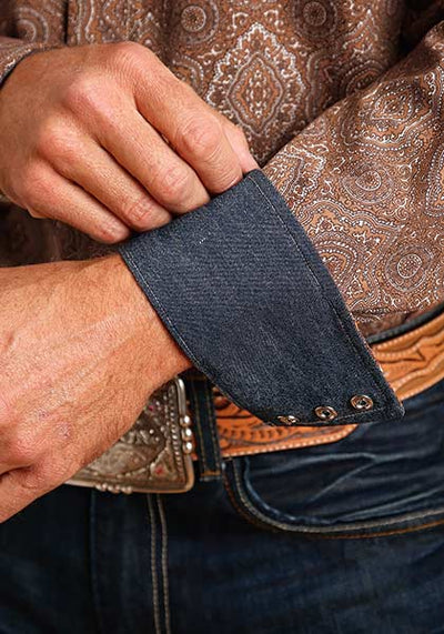 Stetson Men's Medallion Paisley Shirt