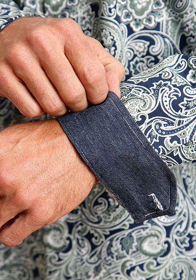 Stetson Men's Greenspring Paisley Shirt