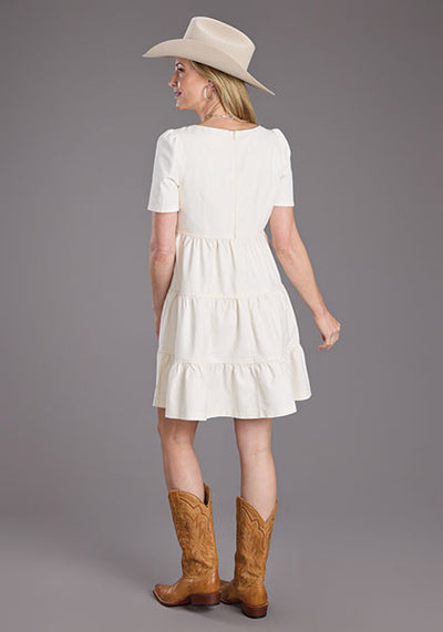 Stetson Women's Denim Tiered Dress
