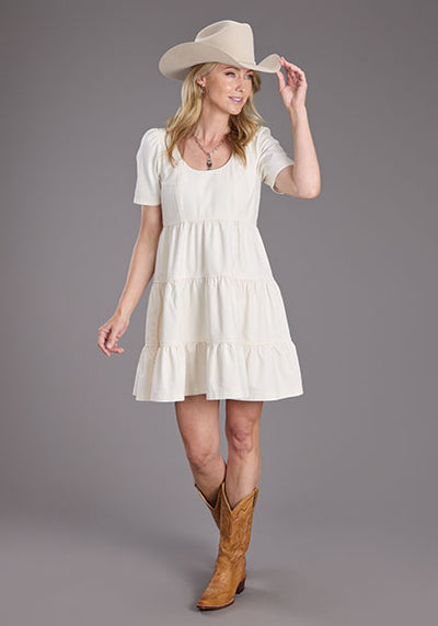 Stetson Women's Denim Tiered Dress