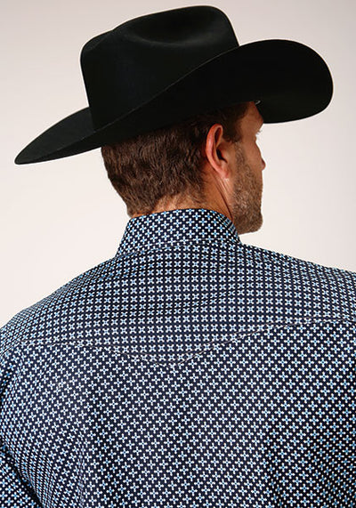 Roper Men's Amarillo Allover Print Shirt