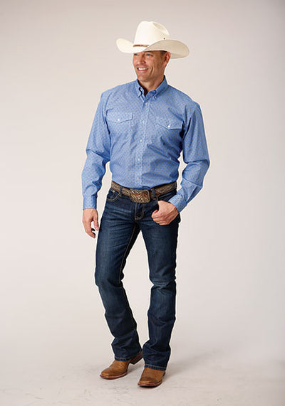 Roper Men's Thistle Foulard Western Shirt