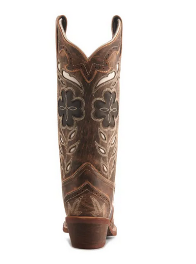 Laredo Women's Zuri Distressed Floral Western Boot