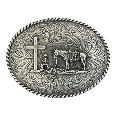 Montana Silversmiths Christian Cowboy Buckle