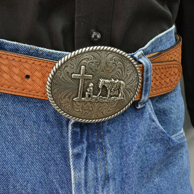 Montana Silversmiths Christian Cowboy Buckle