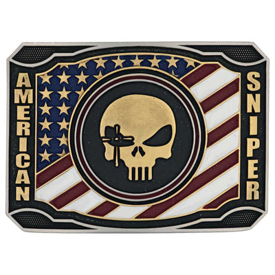 Montana Silversmiths Patriotic Duty Chris Kyle Buckle