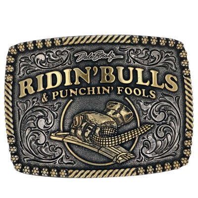 Montana Silversmiths Dale Brisby Bulls & Fools Buckle