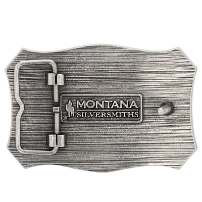 Montana Silversmiths Longhorn Crest Filigree Buckle
