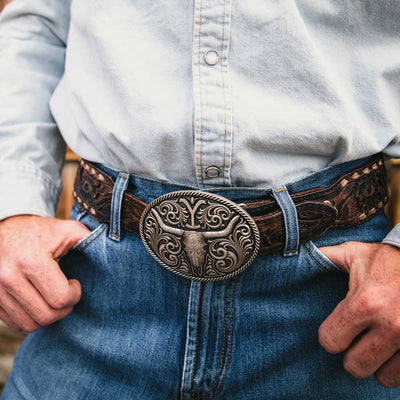 Montana Silversmiths Strength of Yellowstone Buckle