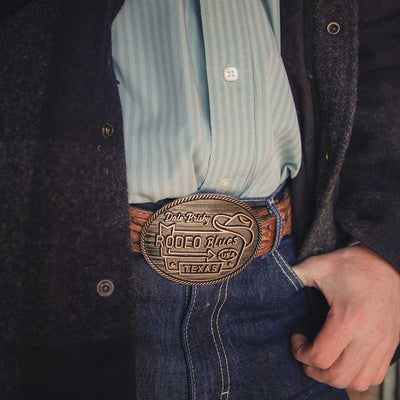 Montana Silversmiths Dale Brisby Rodeo Blues Buckle
