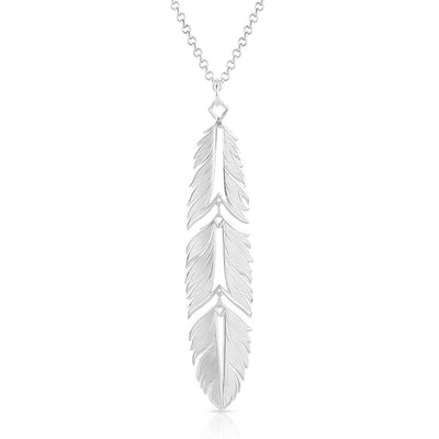 Montana Silversmiths Freedom Feather Necklace