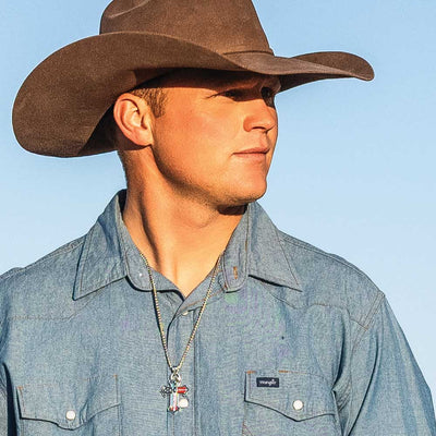 Montana Silversmiths God & Country American Made Necklace