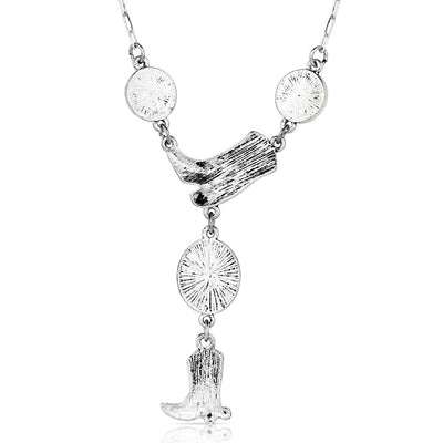 Montana Silversmiths Dancing Shoes Necklace