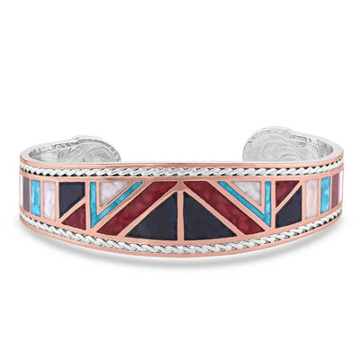 Montana Silversmiths American Legends Curved Cuff Bracelet