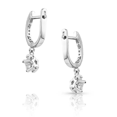 Montana Silversmiths Catch A Falling Star Crystal Earrings