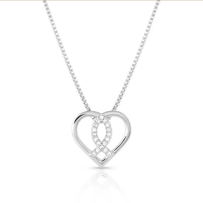 Montana Silversmiths Faith Within Crystal Necklace