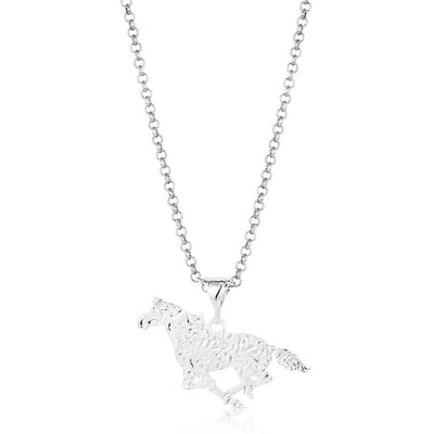 Montana Silversmith Out West Running Horse Necklace