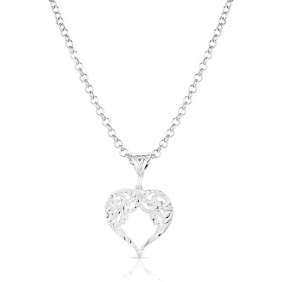 Montana Silversmith Out West Heart Necklace