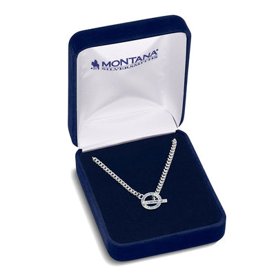 Montana Silversmith Blue Horizon Crystal Toggle Necklace