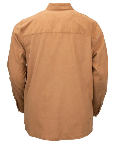 Outback Trading Men's Bryce Corduroy Shirt - Khaki