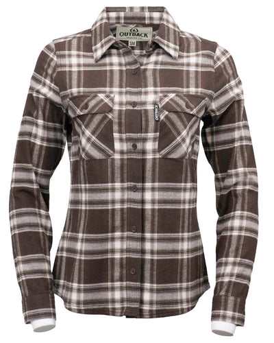Outback Trading Women's Cotton Plaid Outback Shirt