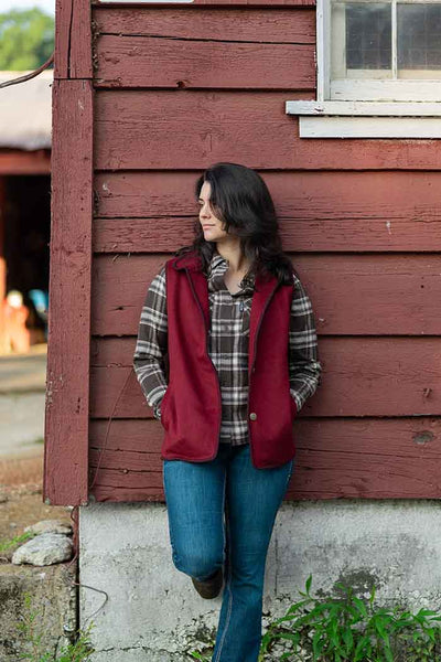 Outback Trading Women's Cotton Plaid Outback Shirt