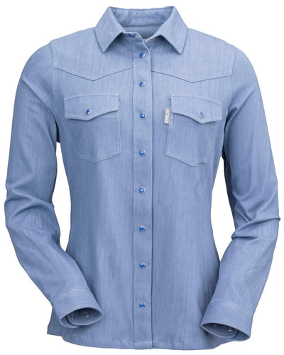 Outback Trading Women's Kat Top - Sky Blue