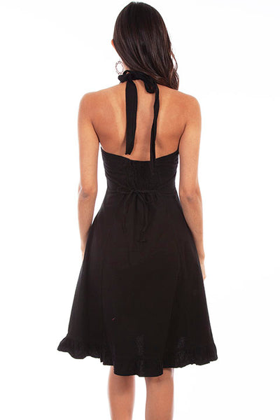 Scully Women's Black Halter Dress