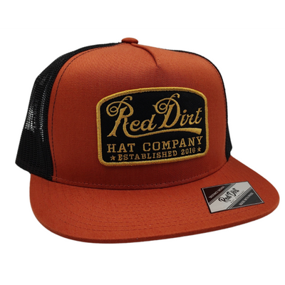 Red Dirt Hat "Guitar" Orange Hat