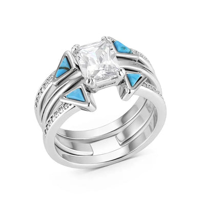 Montana Silversmith Skyline Stack Ring Set