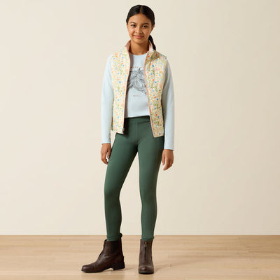 Ariat Girl's Floral Print Reversible Insulated Vest