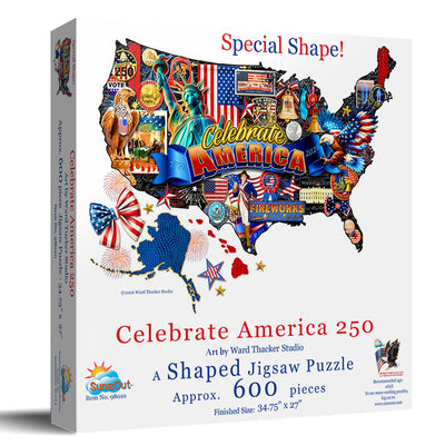 Celebrate America 250 Shape Puzzle