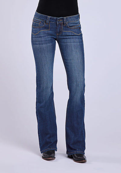 Stetson Women's Plain Back Pocket Western Jean