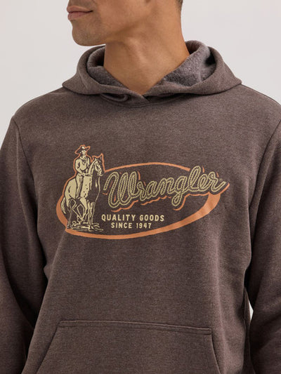 Wrangler Men's Graphic Hooded Sweatshirt