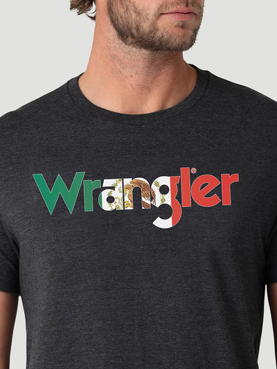 Wrangler Men's Mexico Flag Kabel T-Shirt