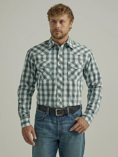 Wrangler Men's Advanced Comfort Plaid Shirt