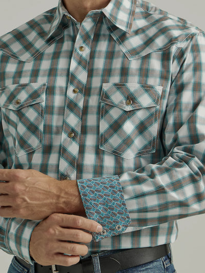 Wrangler Men's Advanced Comfort Plaid Shirt