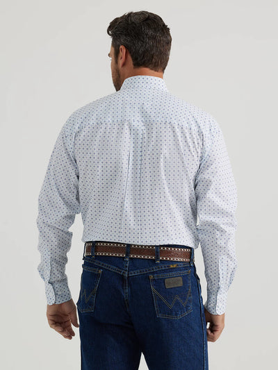 Wrangler Men's George Strait Blue Shirt