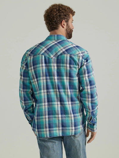Wrangler Men's Retro Premium Plaid Shirt