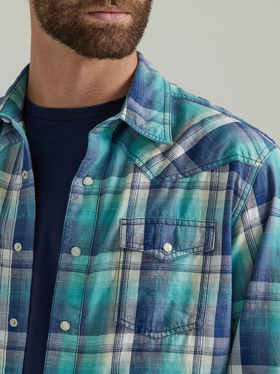 Wrangler Men's Retro Premium Plaid Shirt