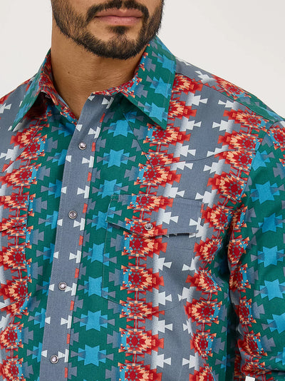 Wrangler Men's Checotah Printed Shirt