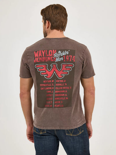 Wrangler Men's Waylon Jennings Concert T-Shirt