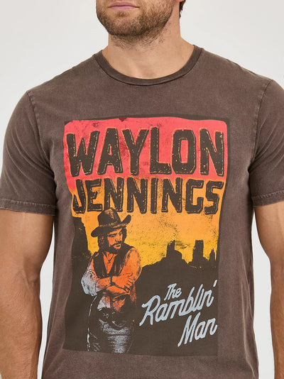 Wrangler Men's Waylon Jennings Concert T-Shirt