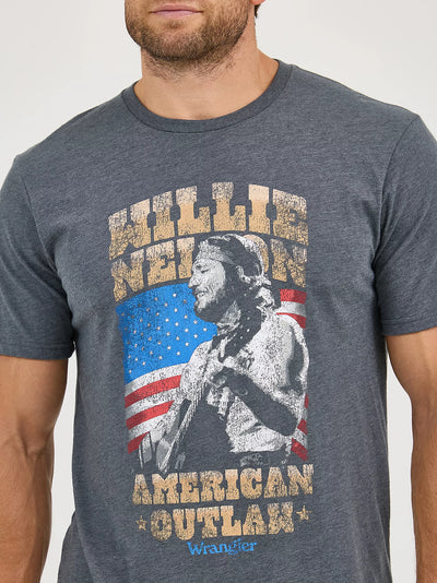 Wrangler Men's WIll Nelson Concert T-Shirt