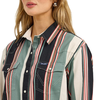 Wrangler Women's Retro Punchy Brushpopper Shirt