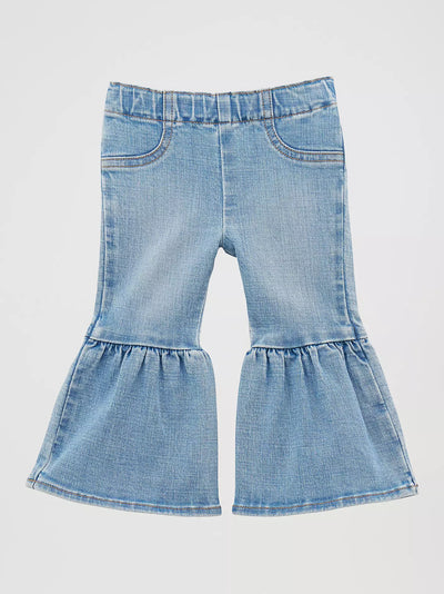 Wrangler Girl's Ruffle Leg Flare Jean